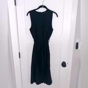 Black business casual work dress